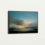 Abstract 1656 Canvas Art 60 x 40 cm / Black