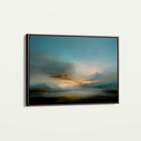Abstract 1656 Canvas Art 60 x 40 cm / Black