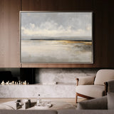 Abstract 1657 Canvas Art 60 x 40 cm / Black