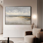 Abstract 1657 Canvas Art 60 x 40 cm / Black