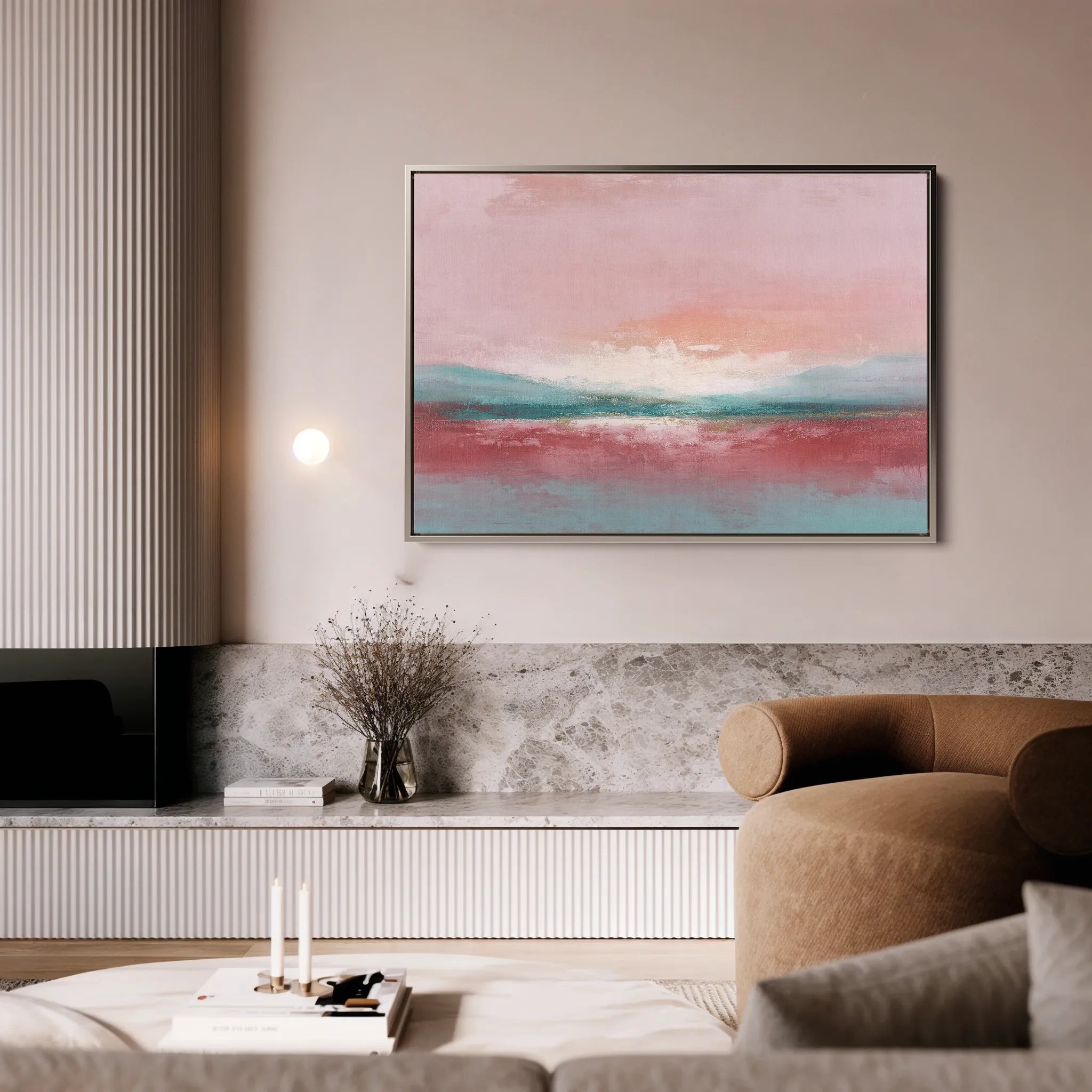 Abstract 1658 Canvas Art 60 x 40 cm / Black