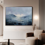 Abstract 1659 Canvas Art 60 x 40 cm / Black