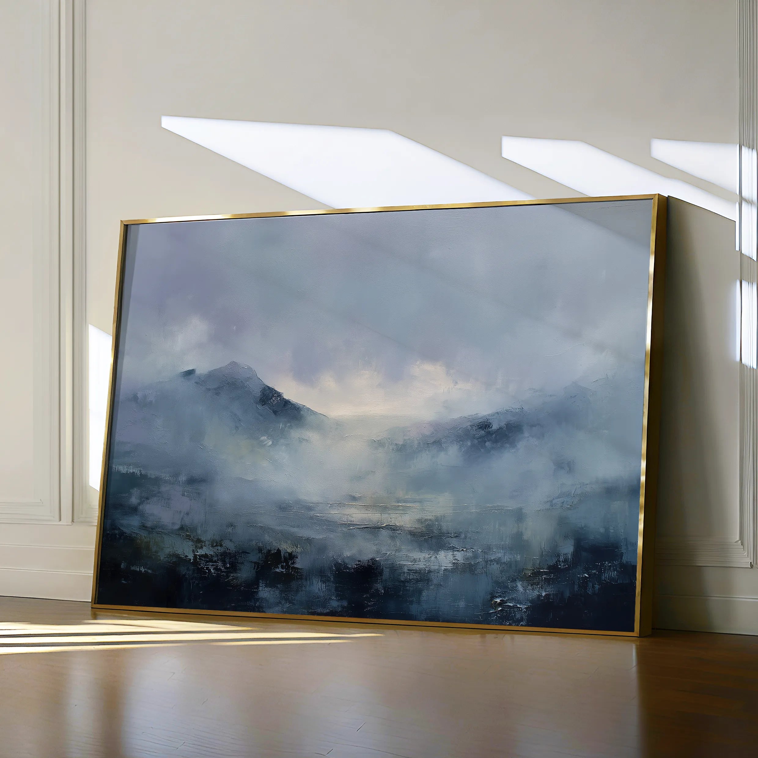 Abstract 1659 Canvas Art 60 x 40 cm / Black