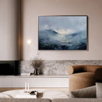 Abstract 1659 Canvas Art 60 x 40 cm / Black