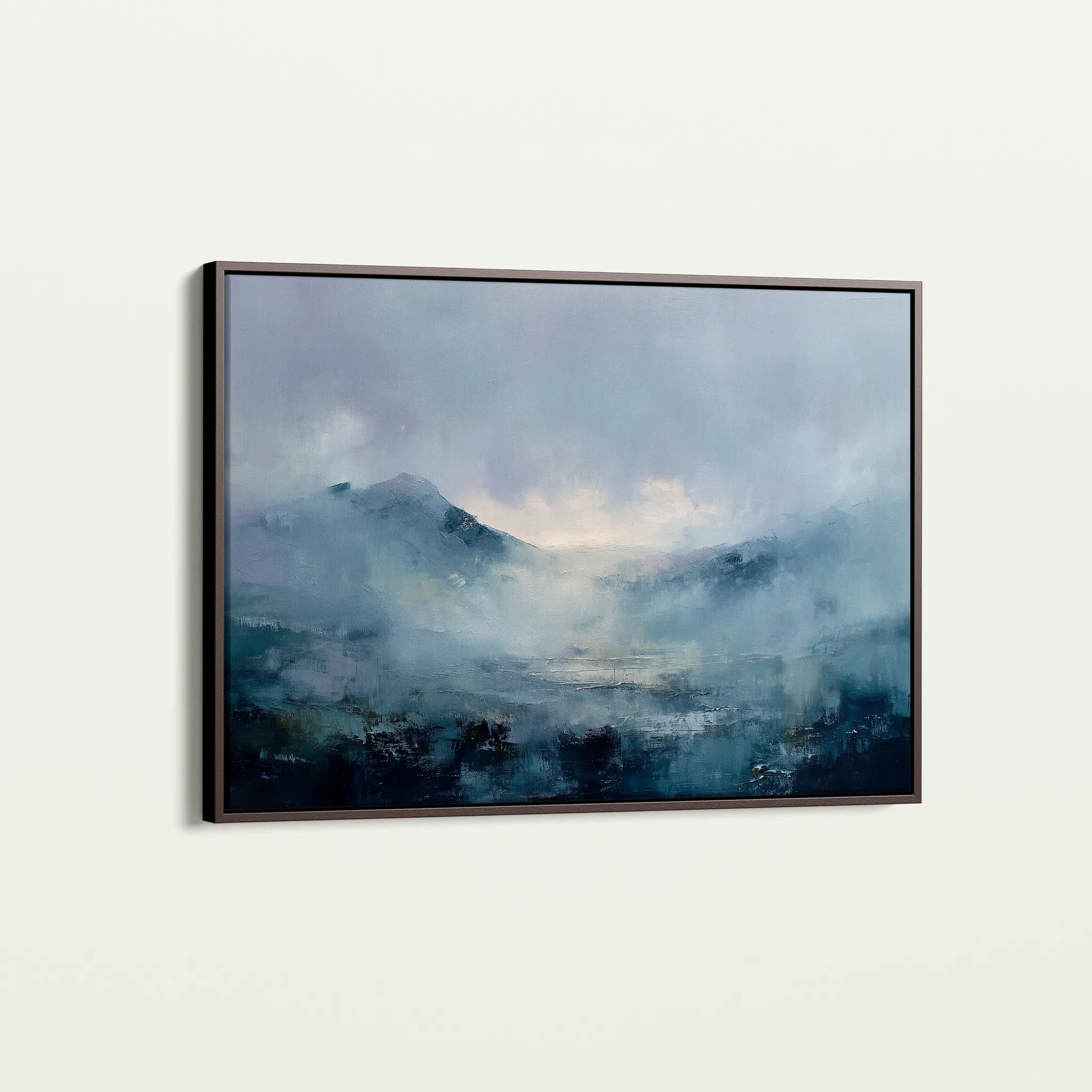 Abstract 1659 Canvas Art 60 x 40 cm / Black