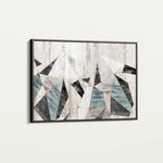 Abstract 166 Canvas Art 60 x 40 cm / Black