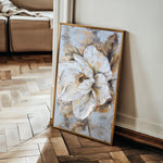 Floral 166 Canvas Art 60 x 40 cm / Black