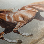 Horses 166 Canvas Art 60 x 40 cm / Black