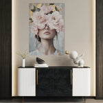 Portrait 166 Canvas Art 60 x 40 cm / Black