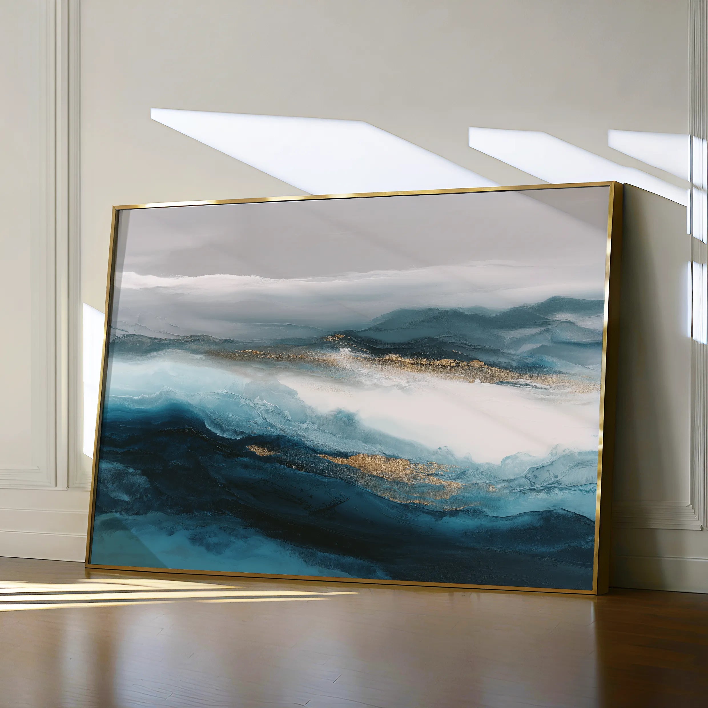Abstract 1660 Canvas Art 60 x 40 cm / Black