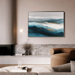 Abstract 1660 Canvas Art 60 x 40 cm / Black