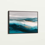 Abstract 1660 Canvas Art 60 x 40 cm / Black