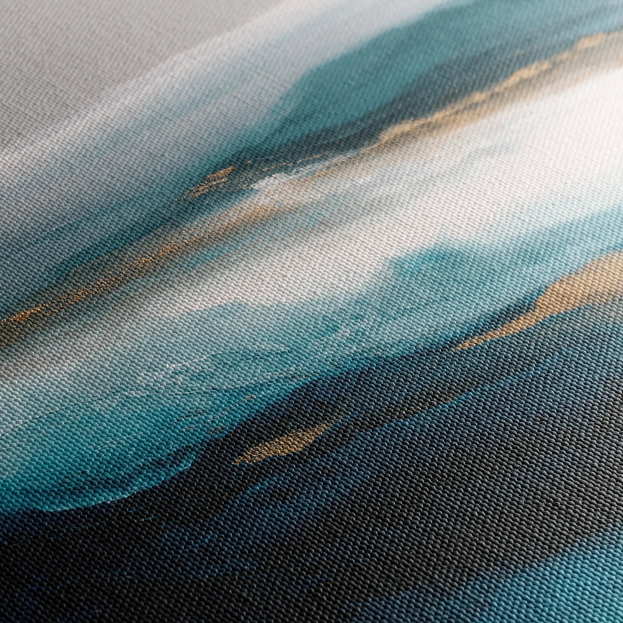 Abstract 1660 Canvas Art 60 x 40 cm / Black