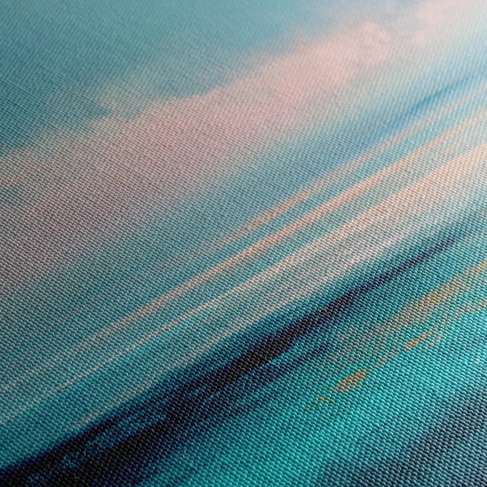 Abstract 1661 Canvas Art 60 x 40 cm / Black