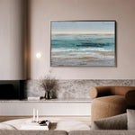 Abstract 1663 Canvas Art 60 x 40 cm / Black