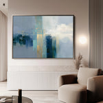 Abstract 1664 Canvas Art 60 x 40 cm / Black
