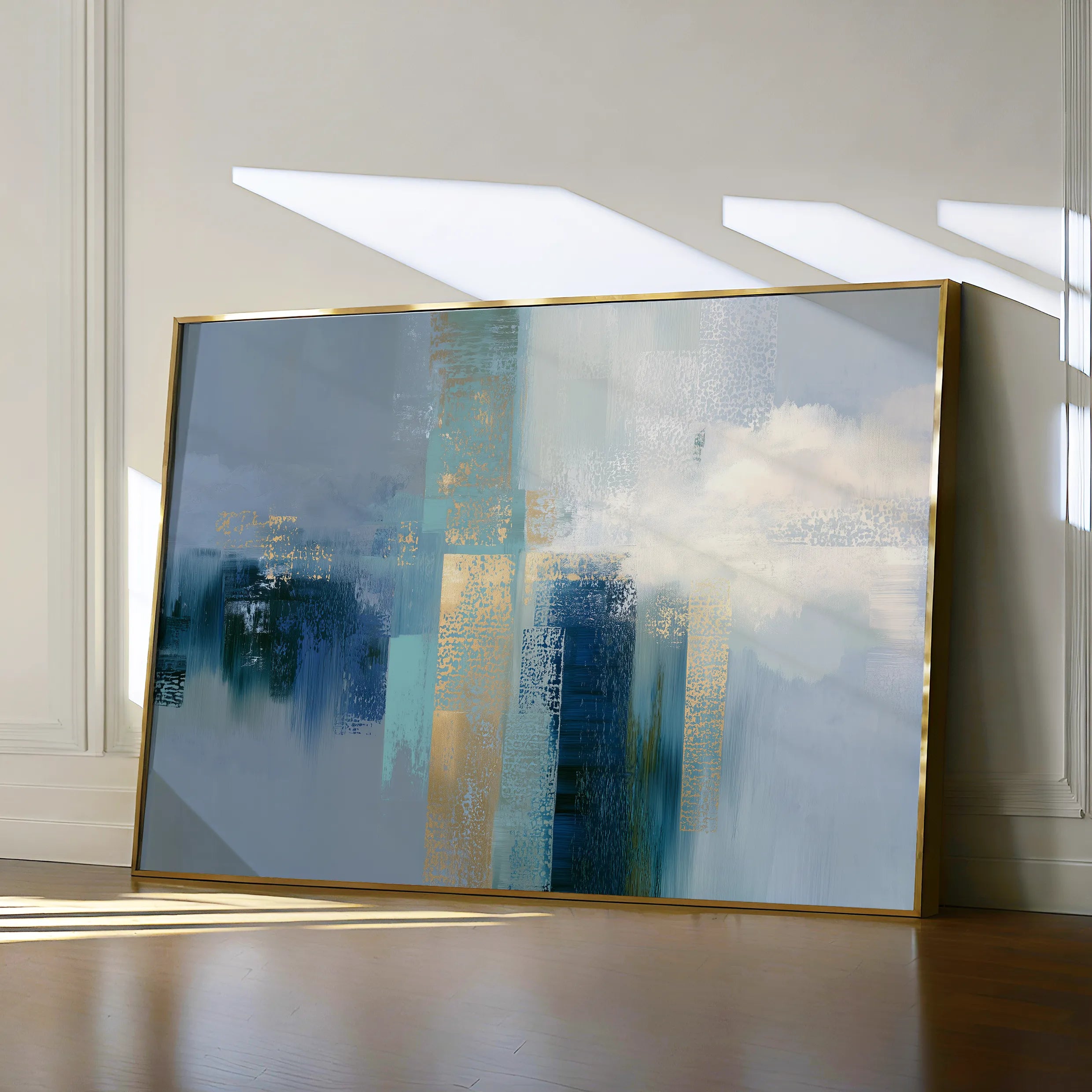 Abstract 1664 Canvas Art 60 x 40 cm / Black