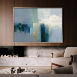Abstract 1664 Canvas Art 60 x 40 cm / Black