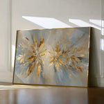Abstract 1665 Canvas Art 60 x 40 cm / Black