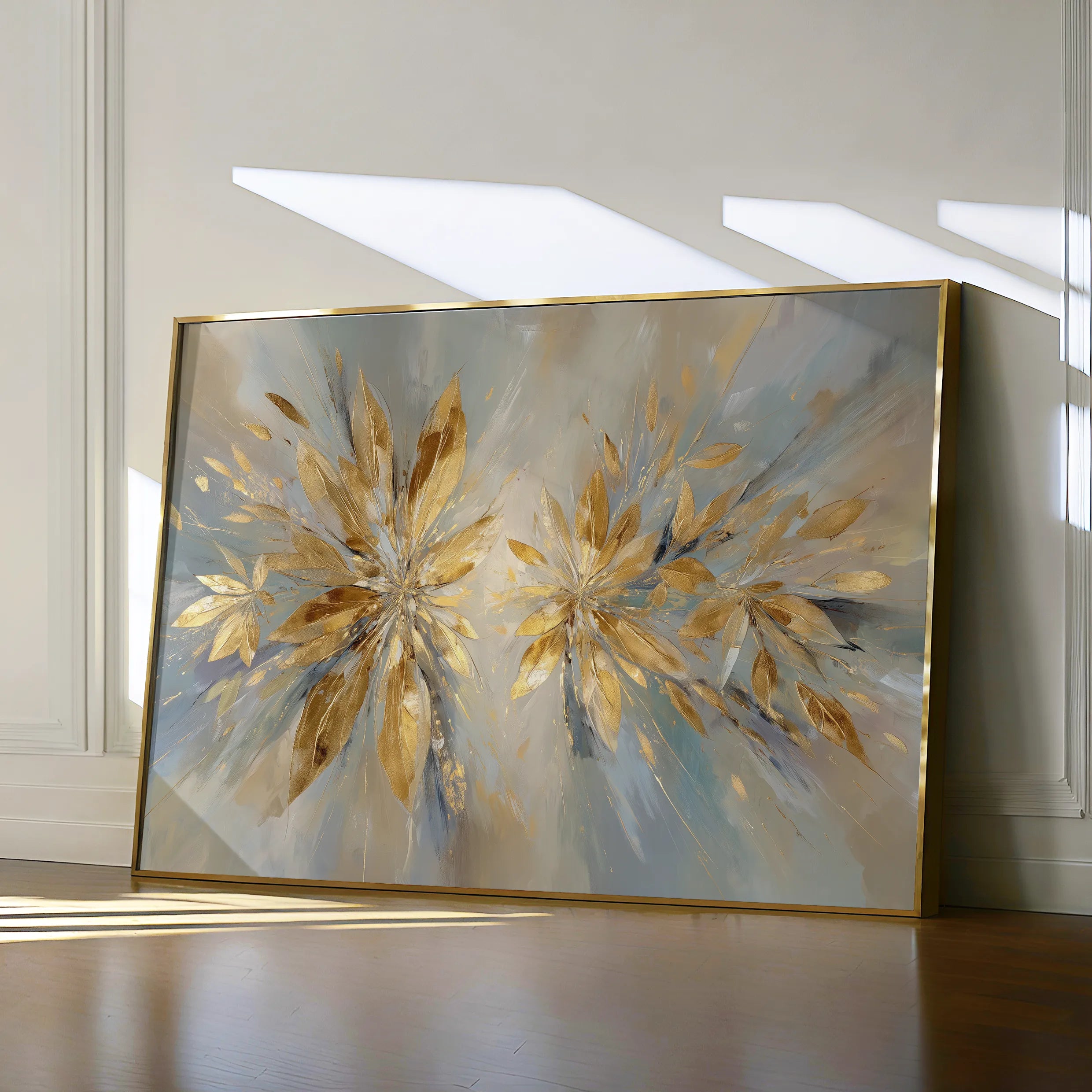 Abstract 1665 Canvas Art 60 x 40 cm / Black
