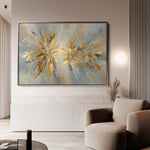 Abstract 1665 Canvas Art 60 x 40 cm / Black