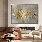 Abstract 1665 Canvas Art 60 x 40 cm / Black