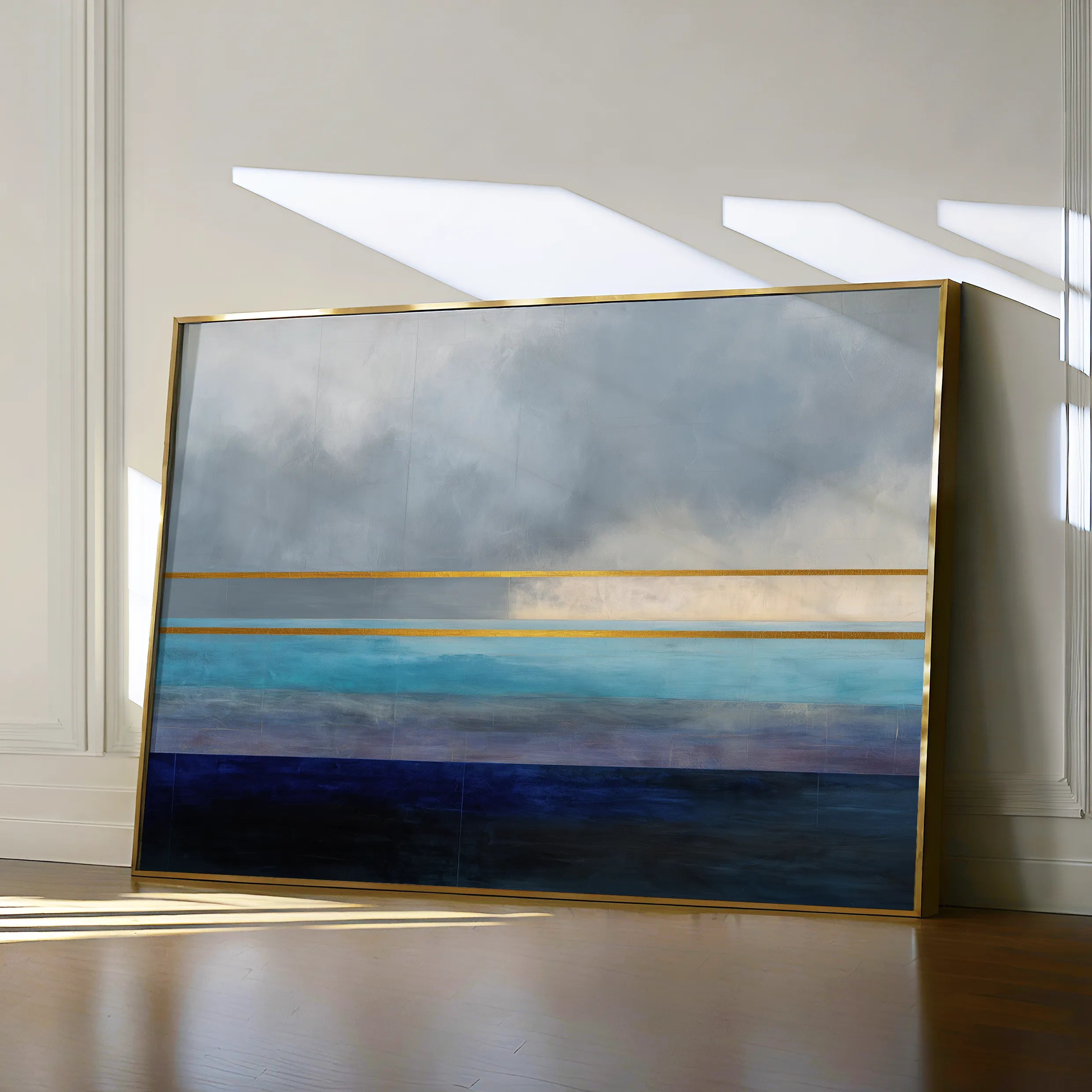 Abstract 1666 Canvas Art 60 x 40 cm / Black