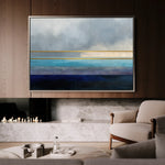 Abstract 1666 Canvas Art 60 x 40 cm / Black