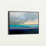 Abstract 1666 Canvas Art 60 x 40 cm / Black