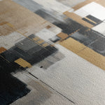 Abstract 1668 Canvas Art 60 x 40 cm / Black