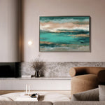 Abstract 1669 Canvas Art 60 x 40 cm / Black