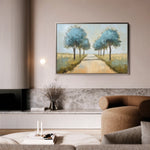 Landscape 167 Canvas Art 60 x 40 cm / Black