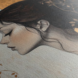 Portrait 167 Canvas Art 60 x 40 cm / Black