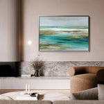 Abstract 1670 Canvas Art 60 x 40 cm / Black