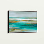 Abstract 1670 Canvas Art 60 x 40 cm / Black