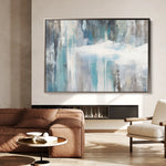 Abstract 1671 Canvas Art 60 x 40 cm / Black