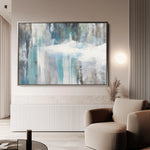 Abstract 1671 Canvas Art 60 x 40 cm / Black