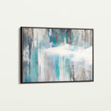 Abstract 1671 Canvas Art 60 x 40 cm / Black