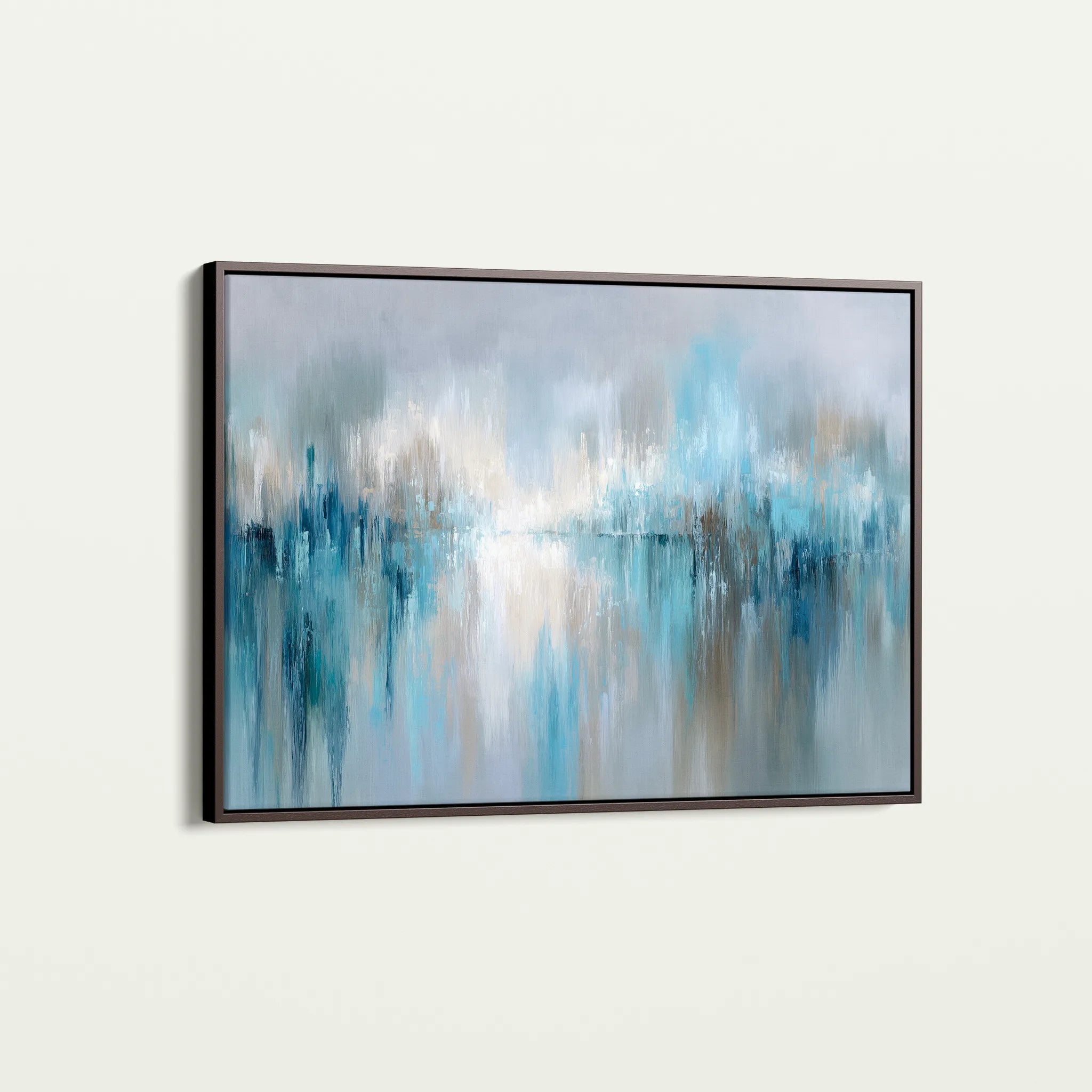 Abstract 1672 Canvas Art 60 x 40 cm / Black