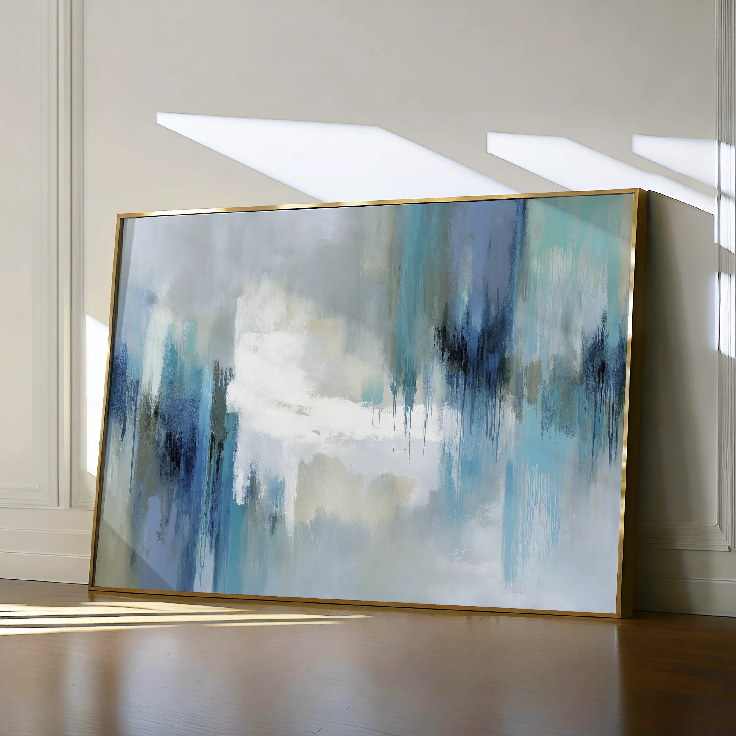 Abstract 1673 Canvas Art 60 x 40 cm / Black