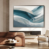 Abstract 1674 Canvas Art 60 x 40 cm / Black