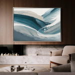 Abstract 1674 Canvas Art 60 x 40 cm / Black