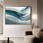Abstract 1674 Canvas Art 60 x 40 cm / Black
