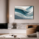 Abstract 1674 Canvas Art 60 x 40 cm / Black
