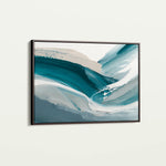 Abstract 1674 Canvas Art 60 x 40 cm / Black