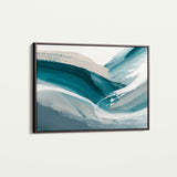Abstract 1674 Canvas Art 60 x 40 cm / Black