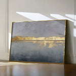 Abstract 1675 Canvas Art 60 x 40 cm / Black