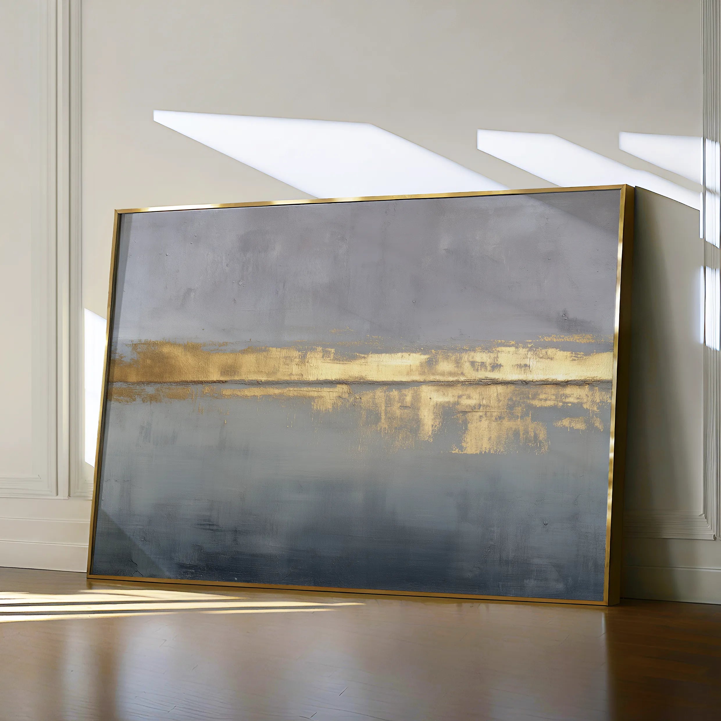 Abstract 1675 Canvas Art 60 x 40 cm / Black