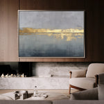 Abstract 1675 Canvas Art 60 x 40 cm / Black