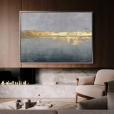 Abstract 1675 Canvas Art 60 x 40 cm / Black